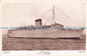 R715036 Cunard Line. R. M. S. Caronia. O. W. Hoffmann. Nr. 1. Southampton. RP - Bild 1 von 4