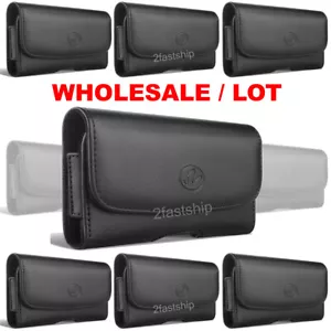 GROSSHANDEL Universal Premium Leder Etui Clip Etui Klein/Mittel/Groß/XLG Größe - Bild 1 von 8