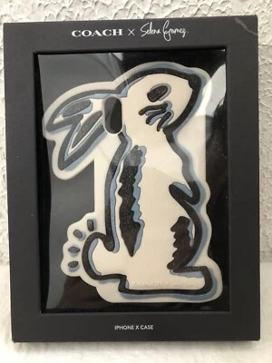 NEW Selena Gomez X Coach Bunny Rabbit iPhone X Case 39540 Open Box - Image 1 of 4