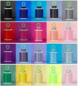 50Pcs Bobbins and Sewing Threads,21 Colors Cotton Sewing Machine Thread Home Use - Picture 1 of 7
