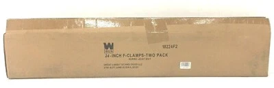 Braçadeiras Wen 24" F 10224F2, ajuste rápido braçadeiras de barra de aço com garganta, pacote com dois - Imagem 1 de 3