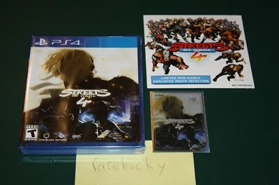 Streets of Rage 4 (PS4) NEW SEALED W/CARD+SOUNDTRACK, MINT LRG! - Image 1 of 2