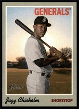 2019 Topps Heritage Minors Base #105 Jazz Chisholm - Jackson Generals