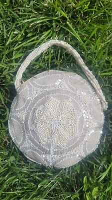 Винтажный Corde маленький сумочки ручной работы во Франции викторианского стиля коктейль 4» - Изображение 1 из 4