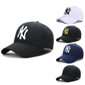 UK Unisex New York NY Yankees Baseball Men Women Hat Sport Snapback Cap Cotton - Picture 1 of 11