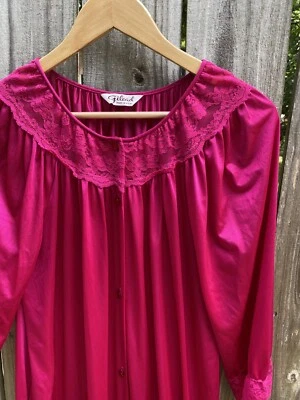 复古 Gilda’s Fuschia / 热粉色长袍 尺寸 M — 第 1/4 张图片