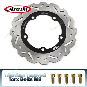 For BMW G310R ABS 2016-2021 2020 Arashi Rear Brake Disc Rotor and Bolts Screws - Foto 1 di 8