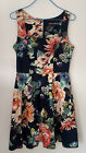 Womens Princess Highway Size 8 Colourful Floral Aline Knee Length Dress.  D