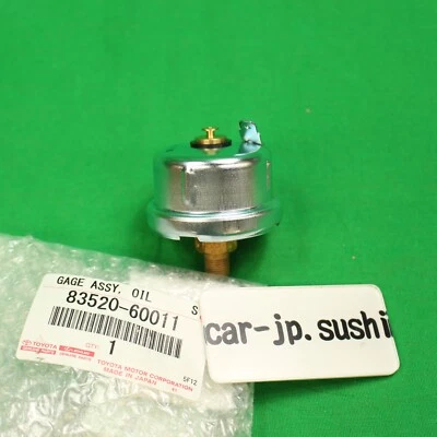 Conjunto de medidor de presión de aceite TOYOTA LAND CRUISER FJ80 NUEVO 83520-60011 Foto 1 de 4