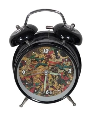 Marvel Comics Classic Style Alarm Clock The Avengers - Preowned - Free P&P - Image 1 of 4