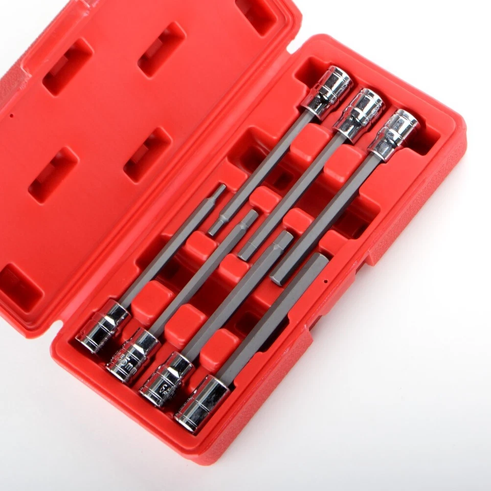 7pc - 3/8" Dr. Hex Bit Socket Set (Cr-V) - Image 1 of 1