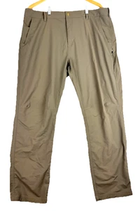 Alpine Design Trailhead Tech Pants Men 40X30 Brown Flat Front Hiking Nylon - Picture 1 of 10