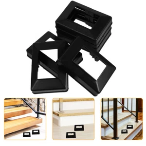 6 Pcs Square Tube Decorative Cover Plastic Post Skirt Fence Caps - Picture 1 of 12