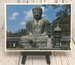 Great Buddha Of Kamakura Japan Bronze Continental Postcard - Picture 1 of 4