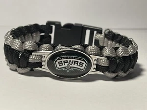 San Antonio Spurs NBA Paracord Armband NEU - Bild 1 von 2