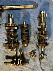 1975 HONDA XL100 ENGINE TRANSMISSION TRANNY GEARS DRUM, SHAFT, FROKS XL 100 - Picture 1 of 13