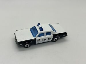 1979 Vintage Lesney Matchbox Superfast No. 10 - Plymouth Grand Fury Police Car