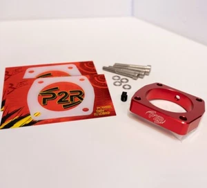 P2R Red Throttle Body Spacer Fits 2010 Honda S2000 2.2L 306R - Bild 1 von 1
