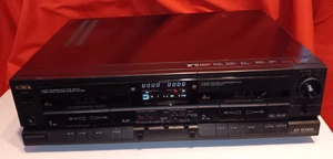 Aiwa AD-WX808 Amorpous Head Powers On For Parts Or Repair Only. - Picture 1 of 21
