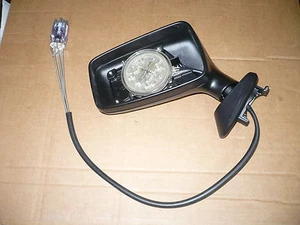 AUDI A80 87-95 LEFT N/S MIRROR HOUSING WITHOUT GLASS MANUAL IN BLACK - Bild 1 von 1