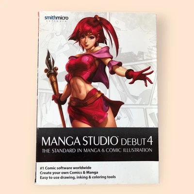 Manga Studio Debut 4 Smithmicro Software Manga & Comic Illustration NEW Sealed - Image 1 of 4
