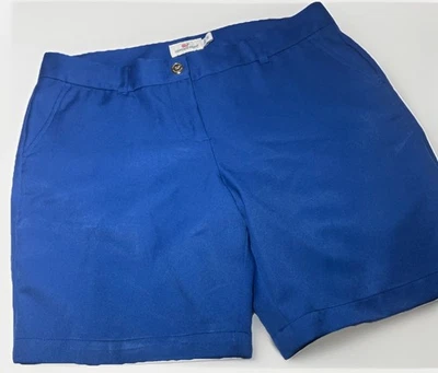 Bermudas de golf Vineyard Vines para mujer azul marino pierna delgada talla grande 10 Foto 1 de 4