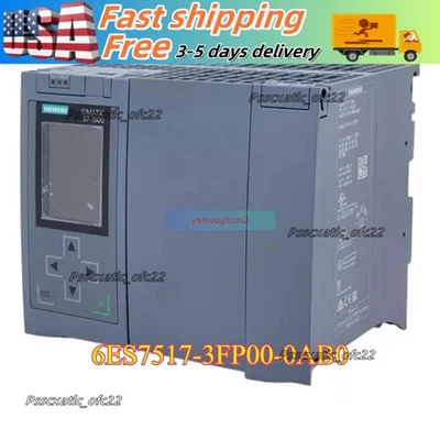 New Siemens 6ES75173FP000AB0 S7-1500F, CPU 1517F-3 PN/DP 6ES7517-3FP00-0AB0 - Image 1 of 4