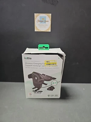 iOttie Easy One Touch Wireless 2 Air Vent/CD with 10W Qi Wireless Charging Mount - Image 1 of 2