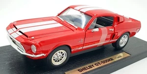 Road Signature 1/18 Scale 92168 1968 Shelby GT-500KR - Red / White - Picture 1 of 5