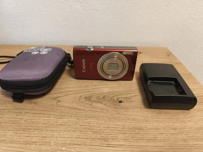 Canon IXUS 185 Rot - Kompakte Digitalkamera - 20 MP - Getestet Guter Zustand - Bild 1 von 4
