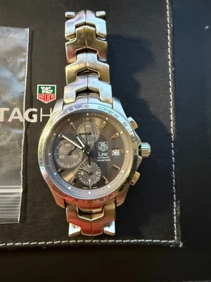 Reloj TAG Heuer Link gris para hombre - CJF2115 Foto 1 de 4