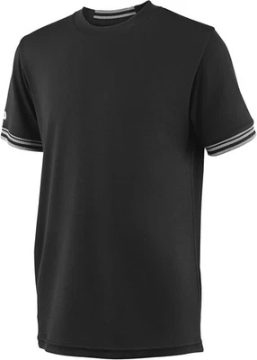 Camiseta deportiva lisa Wilson B Team para niños, negra, 116 cm Foto 1 de 2