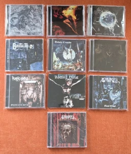 10 CD METAL LOT: Ablaze My Sorrow, Rotting Christ, Samael, Brutality, & More. - Picture 1 of 24