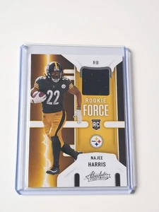 Panini Absolute 2021 Najee Harris Steelers Rookie Force RC Patch NFL - Picture 1 of 2