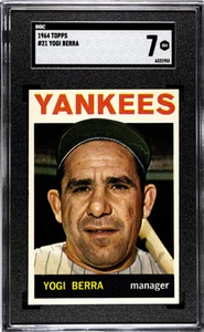 1964 Topps #21 Yogi Berra SGC 7 - Picture 1 of 2