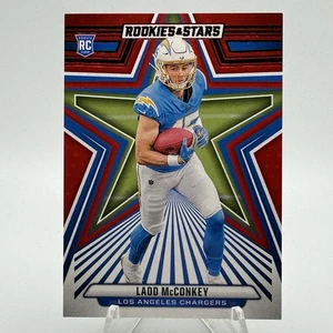 2024 Panini Rookies & Stars - Rookies Ladd McConkey #166 Red Parallel (RC) - Bild 1 von 2