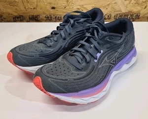 Mizuno Wave Skyrise 4 Damen-Laufschuhe grau/lila gepolstert UK 6  - Bild 1 von 12