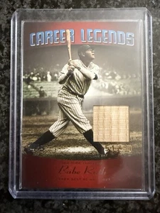 2004 Topps Career Legends Babe Ruth #CL-BR1 Game Used Bat Babe Ruth #/60 - Picture 1 of 2