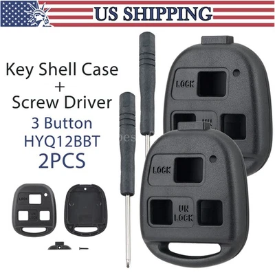2 Remote Key Fob Case Cover For Lexus GX470 SC430 LS400 LS430 RX330 RX350 RX300 - Image 1 of 4