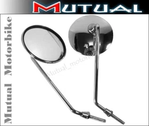 Fit HONDA CT70 SL70 CL90 CT90 ST50 ST70 CHROME MIRROR SET [as896] - Picture 1 of 1