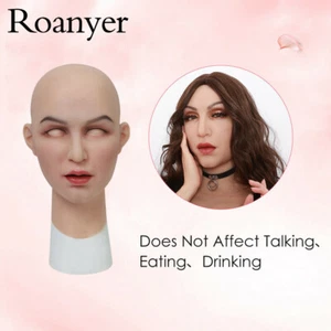 Máscara femenina de silicona Roanyer Jane gorros humanos para travesti fiesta de Halloween - Imagen 1 de 14