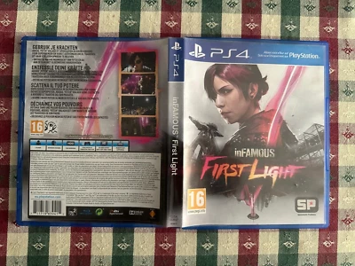 INFAMOUS FIRST LIGHT Sony Playstation 4 PS4 CIB FREE REGION UK FR DE IT NL - Image 1 of 2