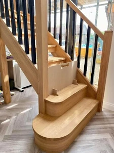 Dog Stopper for Stairs, Dog Barrier Gate | Portable Wooden Pet Stopper | No Dril - Picture 1 of 2