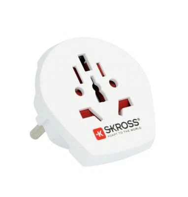 SKROSS Country Travel Adapter - World to Europe - white