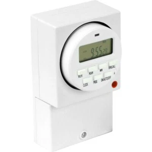 DIGITAL ALLGEMEINER EINLAUFHEIZUNG TIMER PROGRAMMIERER 16AMP 240V - Bild 1 von 1
