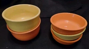 Organge & Yellow Fiestas Soup And Fruit Bowls - Picture 1 of 13