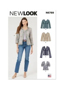 NEW LOOK modello cucito 6789 Misses donna più cappotto donna, giacca 8-18 sconto 15% - Foto 1 di 9