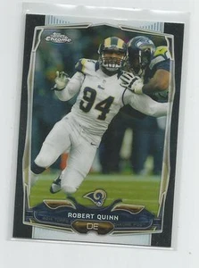 2014 Topps Chrome ROBERT QUINN Black Refractor 294/299 - Picture 1 of 1