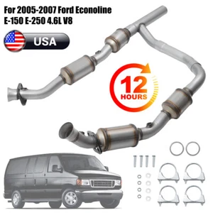 For 2005 2006 2007 Ford E-150 E-250 Econoline V8 4.6L 53844 Catalytic Converters - Picture 1 of 15