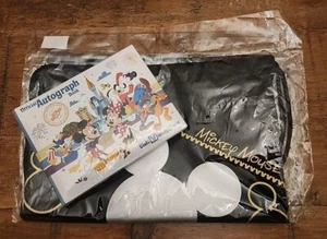 Disney Parks WDW offiziell NEU VERSIEGELT Autogramm Buch Stift Schleife & Mickey Mouse Beuteltasche - Bild 1 von 6